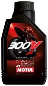 Масло моторное Motul 300V Factory Line ROAD RACING ESTER Core 5W-30 (1л)