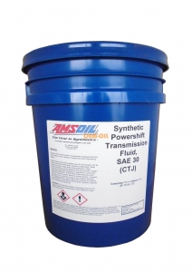 Масло трансмиссионное AMSOIL Synthetic Powershift Transmission Fluid SAE 30W (18,9л)
