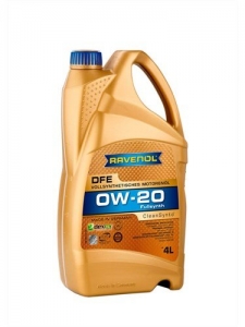 Моторное масло RAVENOL DFE SAE 0W-20, 4л