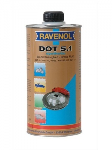 RAVENOL Жидкость тормозная DOT-5.1 (1л)