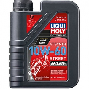 Масло моторное LIQUI MOLY Motorbike 4T Synth Street Race 10W-60 (1л)