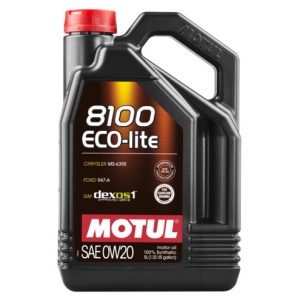 Моторное масло Motul 8100 ECO-LITE 0W-20, 5л