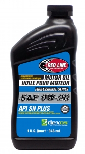 Моторное масло REDLINE OIL 0W-20 PROFESSIONAL-SERIES dexos1 Gen 2, 0.95л