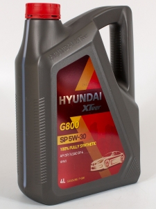 Моторное масло Hyundai XTeer Gasoline G800 SP 5W-30, 4л