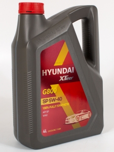 Моторное масло Hyundai XTeer Gasoline G800 SP 5W-40, 4л