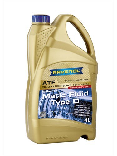 Масло трансмиссионное RAVENOL ATF Matic Fluid Type D (4л) new