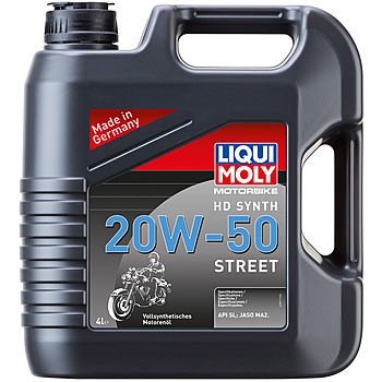 Масло моторное LIQUI MOLY Motorbike 4T HD Synth 20W-50 Street, 4л