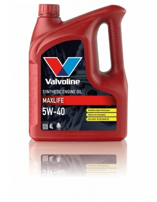 Моторное масло Valvoline MaxLife 5W-40, 4л
