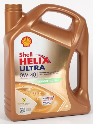 Моторное масло Shell Helix Ultra 0W-40, 4л